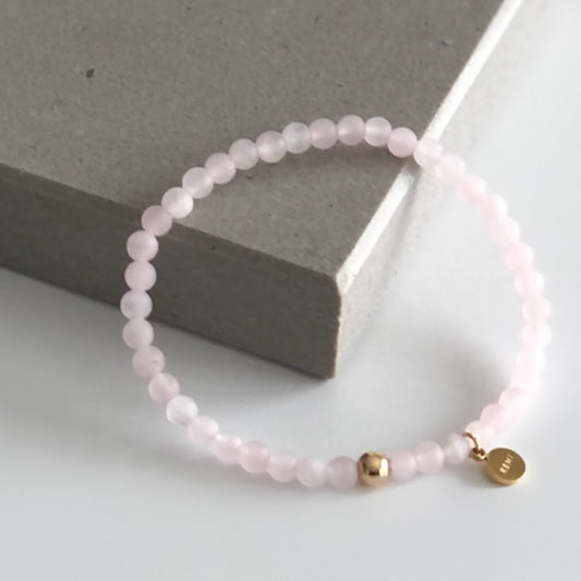 REMI x Shiny bracelet in Rose Quartz