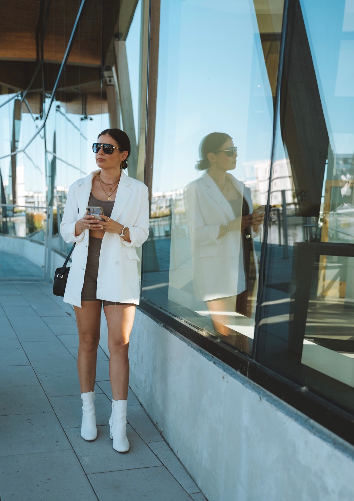 THE BOYFRIEND BLAZER WHITE